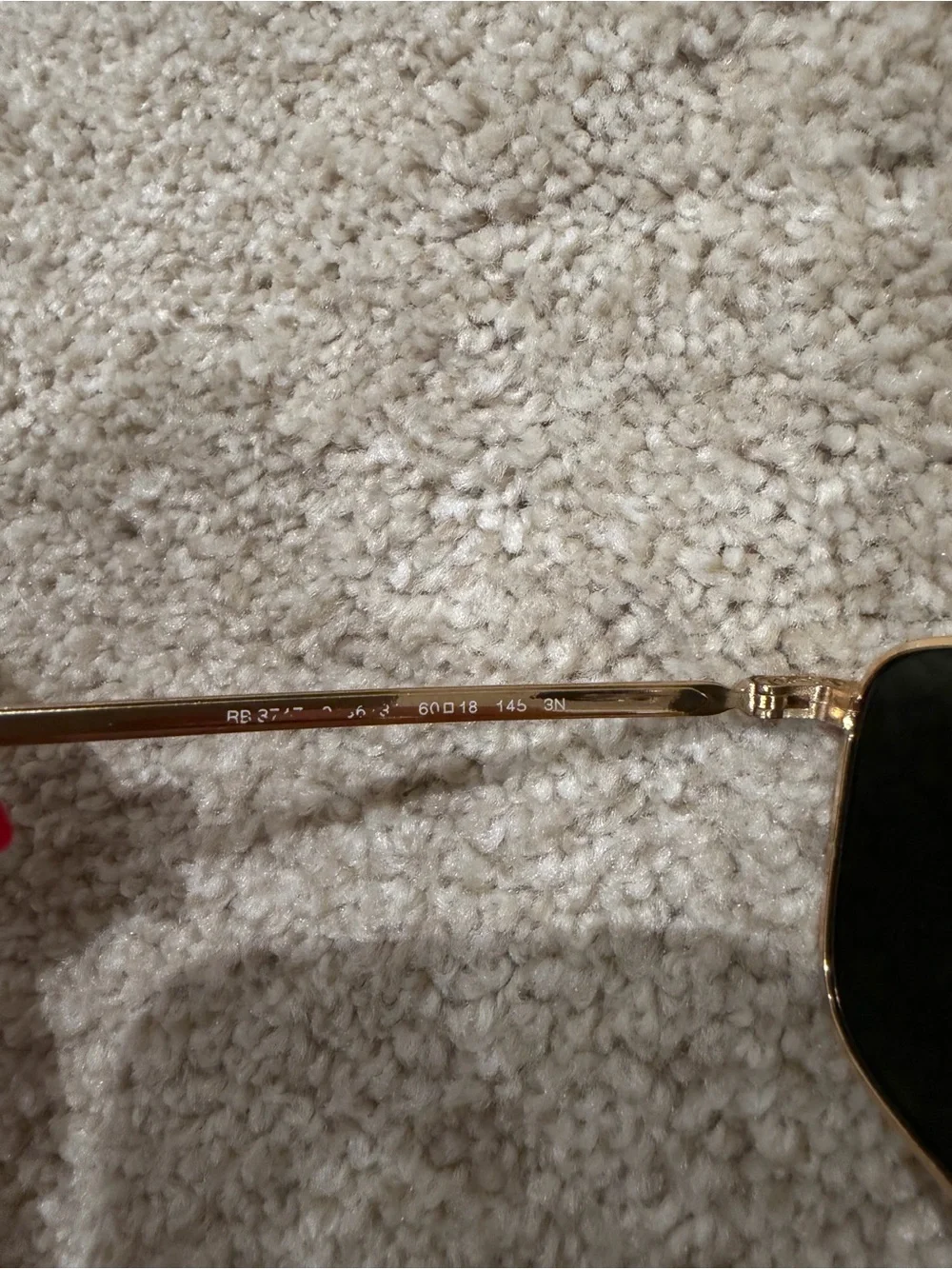 Ray-Ban Gold Frame Sunglasses